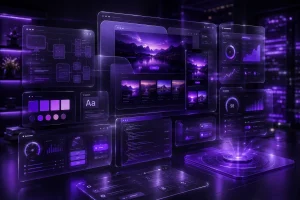 داشبورد طراحی سایت حرفه ای و بهینه سازی تجربه کاربری