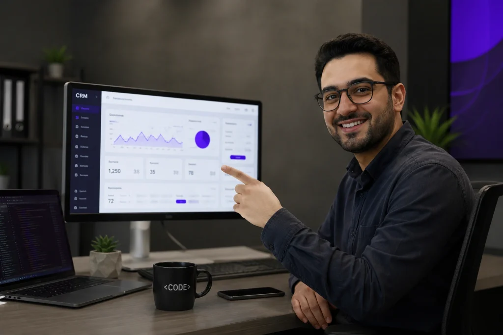 تماس با ما برای طراحی crm