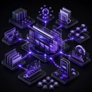 اکوسیستم تحلیل سئو سایت شامل سئو تکنیکال محتوا کلمات کلیدی و رقبا