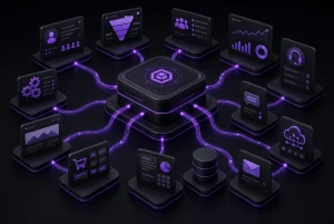 یکپارچه سازی CRM با فروش، مشتریان، حسابداری، سایت، API و سایر سیستم ها