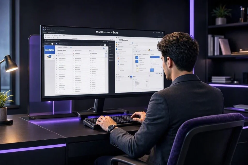 اتصال CRM به ووکامرس