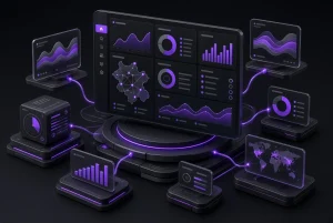 داشبورد مدیریتی CRM برای تحلیل فروش و عملکرد شرکت پخش