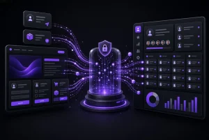 نمایش گرافیکی ارتباط وردپرس با CRM از طریق API و انتقال اطلاعات مشتری