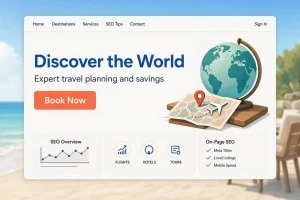 سئو سایت آژانس مسافرتی 02