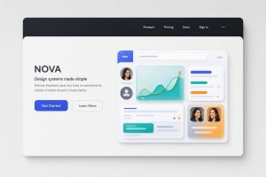 طراحی UI سایت 02