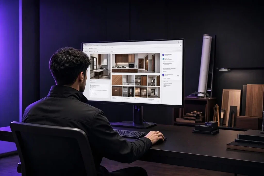 طراحی سایت کابینت سازی